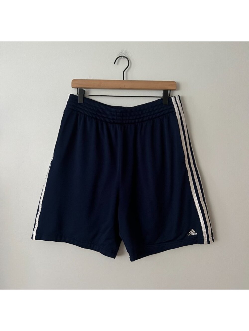 Adidas Navy Blue Climalite Mesh Athletic Shorts Men's Size Large